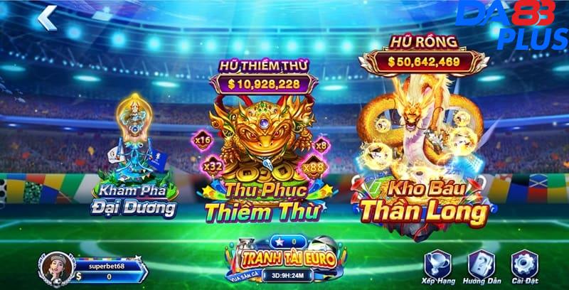 Ưu điểm đáng chú ý của giao diện game bắn cá tỷ phú đại dương