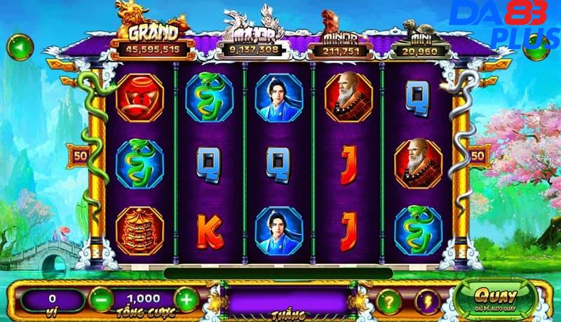 Giao diện đẹp là một ưu điểm của game thanh xà bạch xà