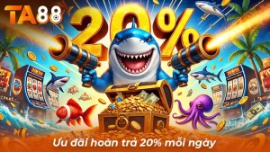 Ưu đãi hoàn trả 20% mỗi ngày